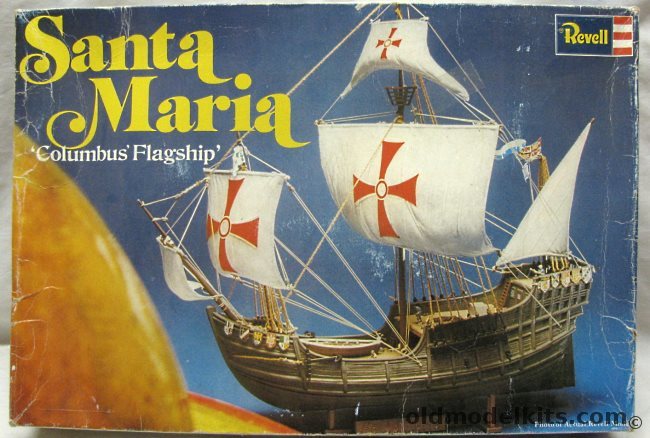 Revell 1/89 Columbus' Flagship Santa Maria with Sails, H322 plastic model kit
